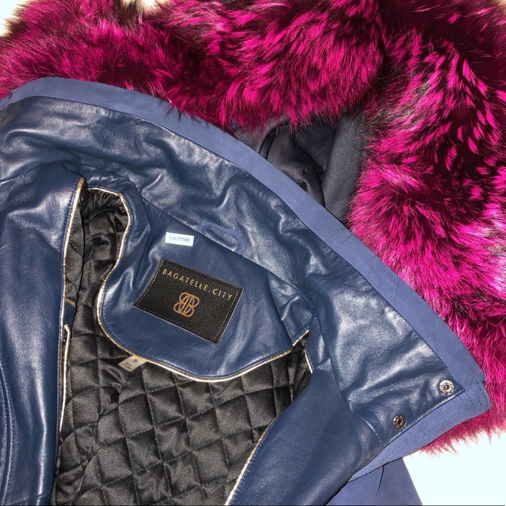 BAGATELLE.CITY parka with genuine fox fur trim. Worn once like new. $500 OBO
